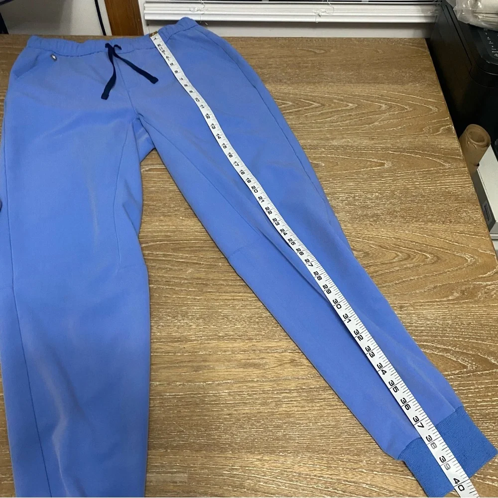 FIGS FIONx Tansen™ Jogger Scrub Pant Blue Healthcare Career Wear Size Small
